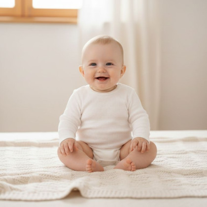 Body biele vzor obdĺžnik Babyservice