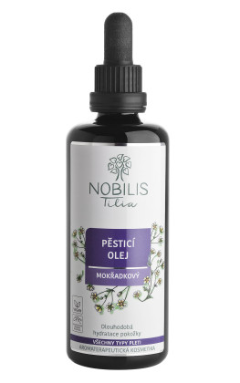 Ošetrujúci olej mokraďkový 100 ml fialové sklo Nobilis Tilia