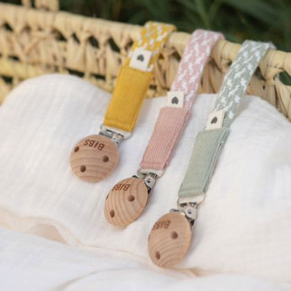 Bibs Paci Braid klip na cumlík s krúžkom