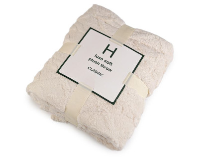 Deka plyšová, vrkôčiková 150x200 cm