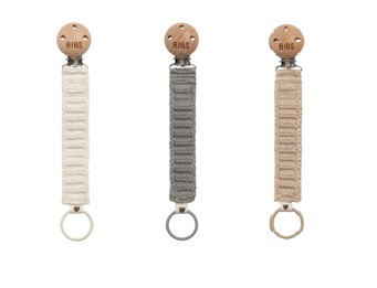 Pletený klip na cumlík BIBS