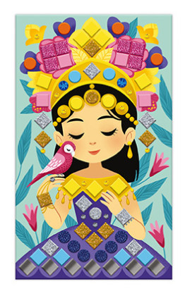Mozaika Princezné a víly Maxi 5+ Janod Atelier