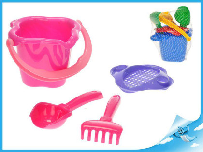 Súprava na piesok malá 4ks 2farby 10m+ v sieťke