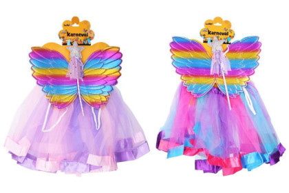 Set karneval - víla farebná