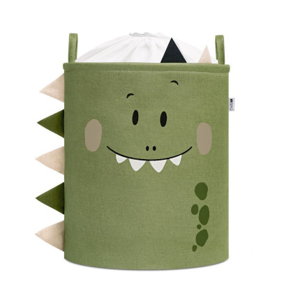 Kôš na hračky XL so šnúrkou, skladací bavlnený / 63 l Sipo