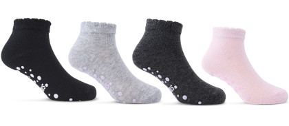Dojčenské ponožky s protišmykom dievčenské veľ. 15–17 cm