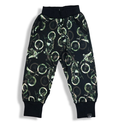 Detské tepláky EasyFit Motokros - čierne Esito