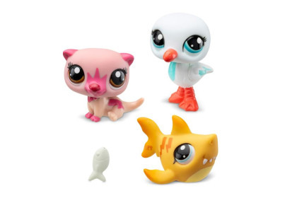 Littlest Pet Shop 3 figúrky - 3 druhy