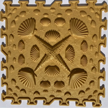 Masážna ortopedická podložka Mušle mäkká