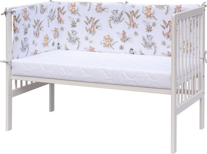 Mantinel do postieľky 4 dielny Scarlett Afrika 180 x 40 cm