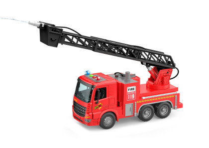 Auto hasičské striekajúce s efektmi 30 cm