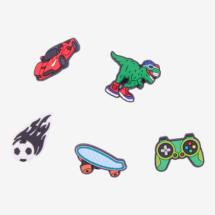 Amulety - ozdoby na topánky Amuletz Set boy mix Coqui