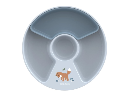 Detský tanier delený Little Dutch Forest Friends