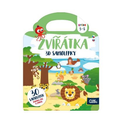 3D samolepky: Zvieratká Kvído