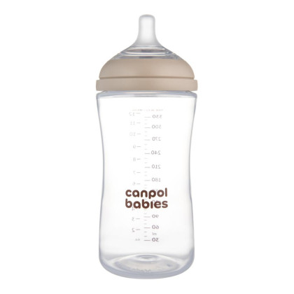 Fľaša antikoliková Natural Shape 330 ml Canpol babies