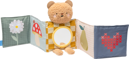 Medvedík plyšový s knižkou Snuggle Bear Taf Toys