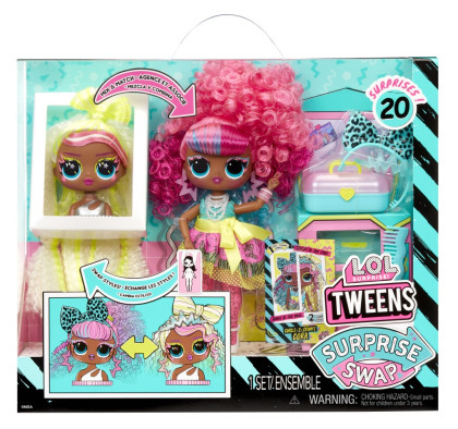 L.O.L. Surprise! Swap Tweens bábika a mini Tweens česacia hlava Cora