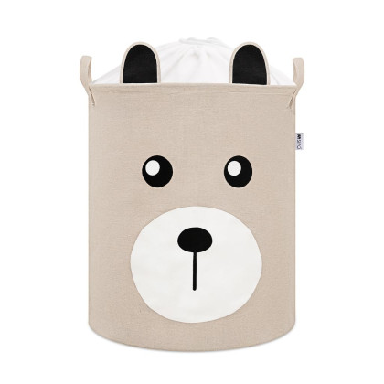 Kôš na hračky bavlnený uzatvárateľný 43 l Sipo