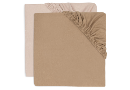 Prestieradlo napínacie 140/150 x 70/75 cm, 2 ks Jollein