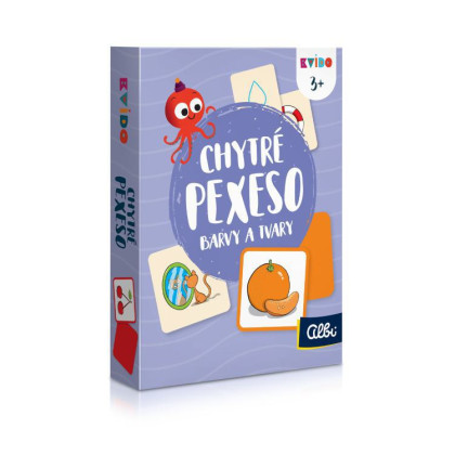 Chytré pexeso 2. vydanie - Farby a tvary Kvído