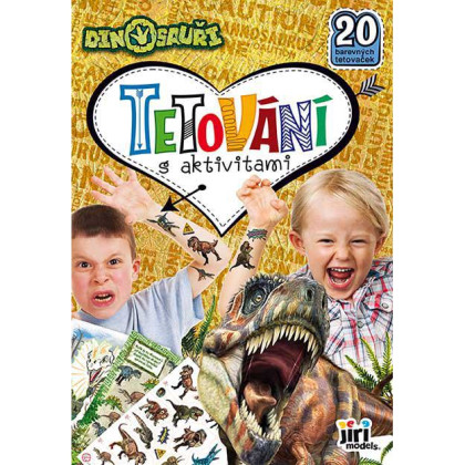 Tetovanie s aktivitami Dinosaury