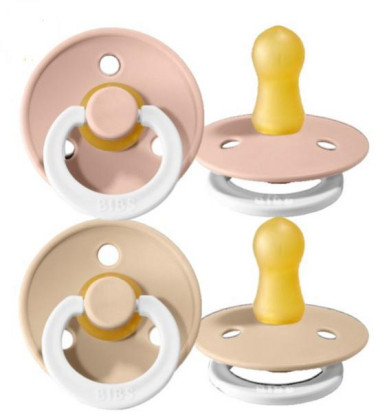 Cumlíky kaučuk 2 ks 0-6 mesiacov Colour Bibs