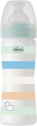 Fľaša dojčenská Well-being silikón 250 ml Chicco