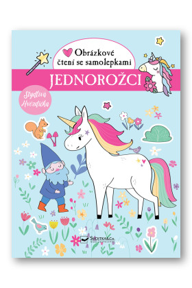 Jednorožce Obrázkové čítanie so samolepkami