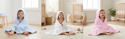 Detská froté osuška s kapucňou 100x100 cm New Baby