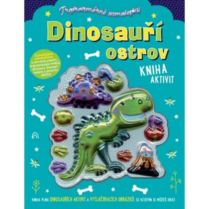 Trojrozmerné samolepky Dinosaurie ostrov