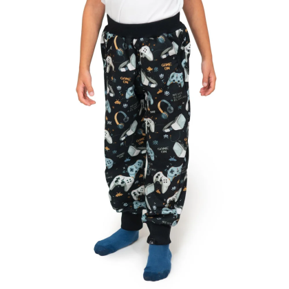 Rastúce tepláky EasyFit Game on čierne Esito