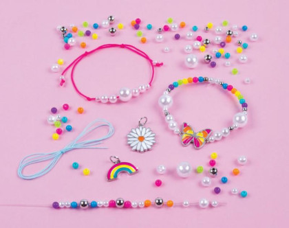 Súprava na výrobu náramkov Rainbow Treasure