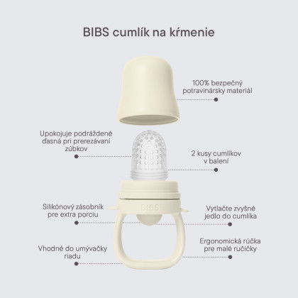 Silikónový cumlík na kŕmenie Bibs