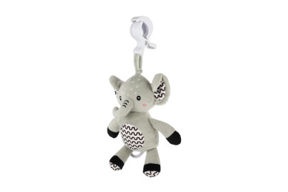Naťahovací hrací strojček plyš 30 cm záves na postieľku/kočík Babyted