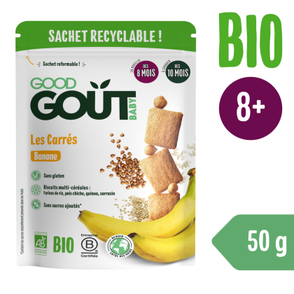 Good Gout BIO Banánové vankúšiky 50 g