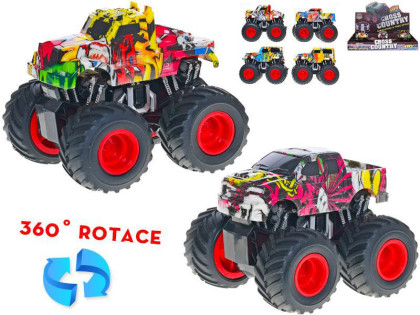 Monster truck 12 cm na zotrvačník