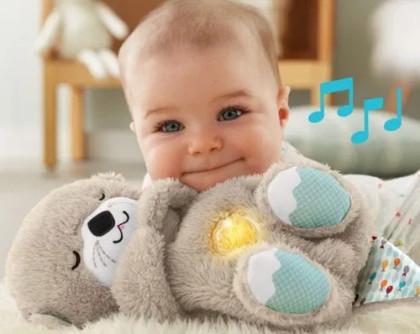 Fisher Price Upokojujúce vydra s melódiami FCX66