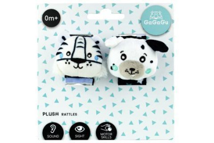 Plyšová hrkálka na ruku Gagagu