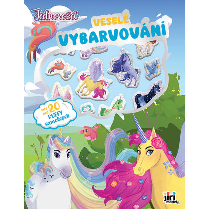 Veselé vyfarbovanie so super samolepkami Jednorožce