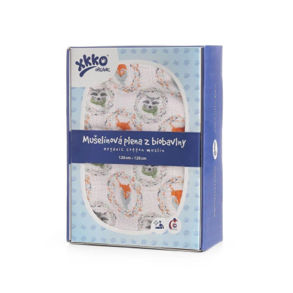 Biobavlnená plienka Organic 120 x 120 cm Kikko