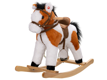 Kôň plyšový hojdací 55 cm so zvukom