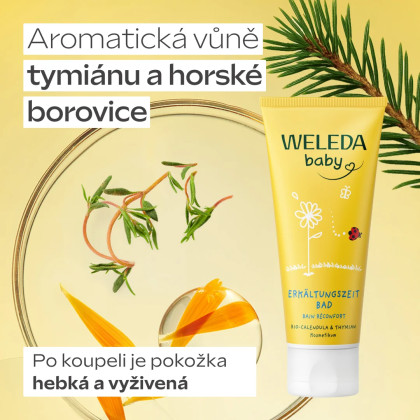 Nechtíkový kúpeľ pri prechladnutí 75 ml Weleda