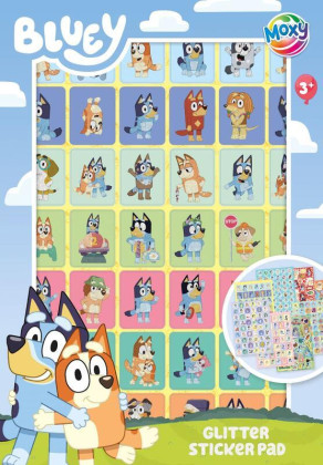 Bluey Samolepkový blok A5