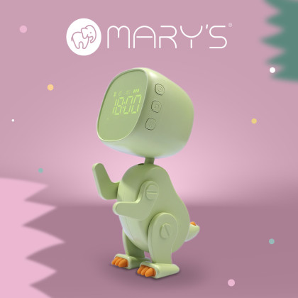 Robotický budík - dino zelený Mary's