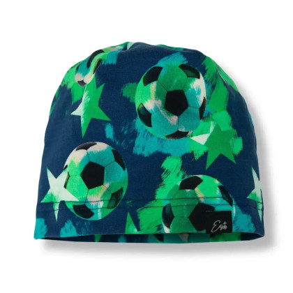 Jarná čiapka Futbal - modrá Esito