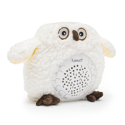 Plyšová sovička s projektorom