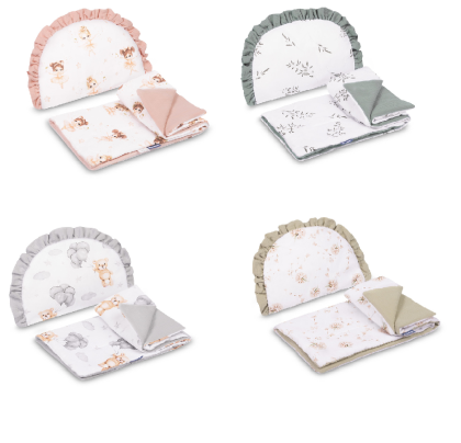 2D sada do kočíka, postieľky, kolísky mušelín/bavlna Sensillo