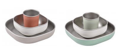 Jedálenská sada nerez 3-dielna Beaba