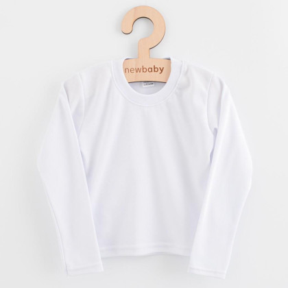 Detské bavlnené tričko s dlhým rukávom New Baby
