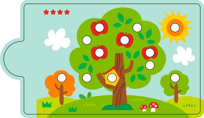 Magnetická hra Triedenie farieb s dinosaurom Kids Toys